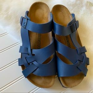 BIRKENSTOCK Pisa Womens Navy Size 41 EUC